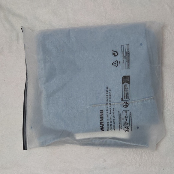 Jeanoix Fold Over Wide-Leg Jeans Size 2 - Picture 4 of 4